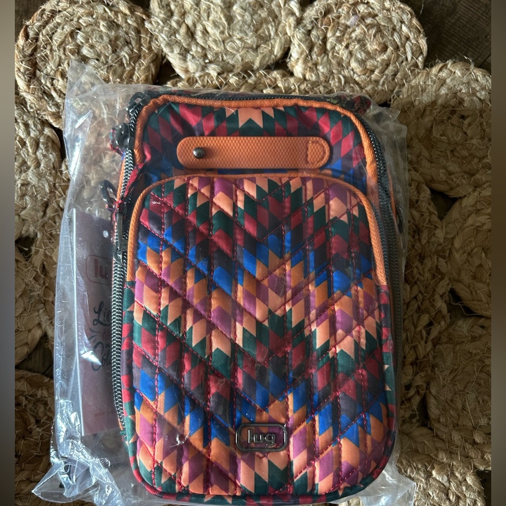 NWT Lug Guild Collection Mini Skeeter Bargello Mountains Multi